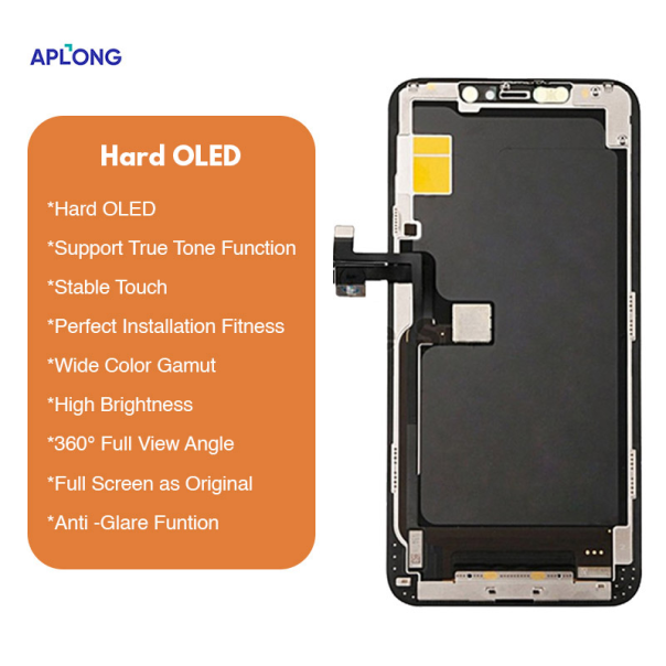 LCD za iPhone 11 Pro + touch screen crni APLONG (HARD OLED) - E818