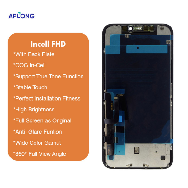 LCD za IPhone 11 + touch screen crni APLONG (Incell - FHD) - E814