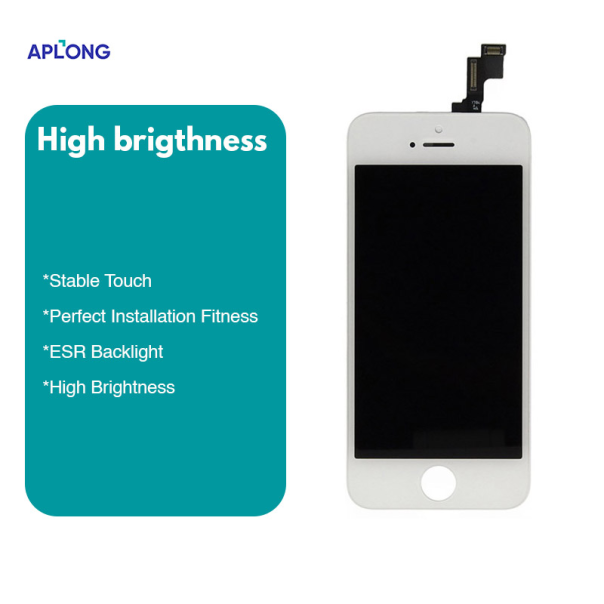 LCD za IPhone 5S/ IPhone SE + touch screen beli APLONG (High brightness) - E787-1
