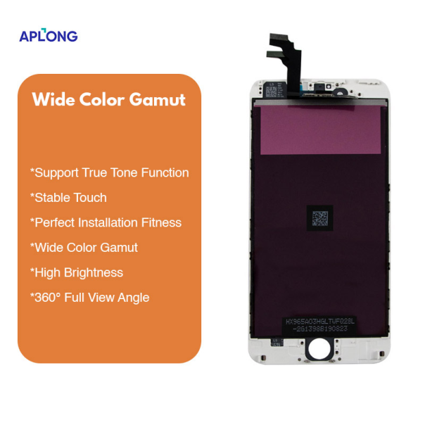 LCD za IPhone 6 Plus + touch screen beli APLONG (Wide color gamut) - E791