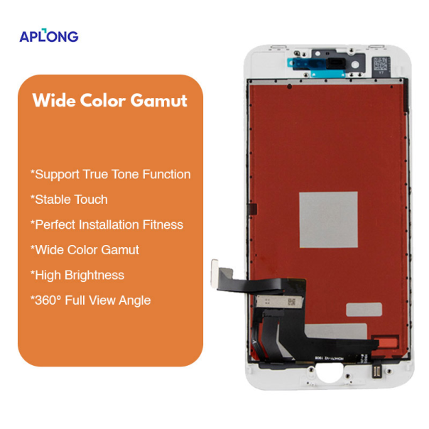 LCD za IPhone 8/ IPhone SE 2020 + touch screen beli APLONG (Wide color gamut) - E810
