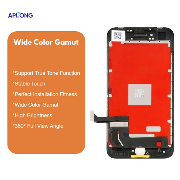 LCD za IPhone 8/ IPhone SE 2020 + touch screen crni APLONG (Wide color gamut) - E809