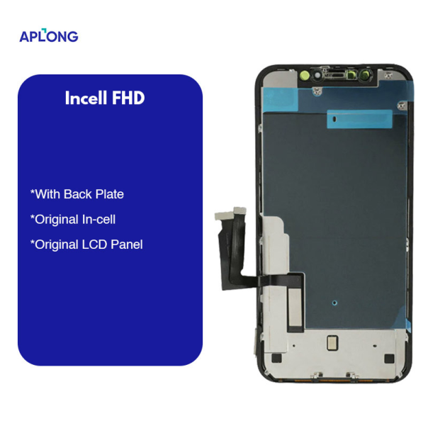 LCD za iPhone XR + touch screen crni APLONG (OEM) - E384
