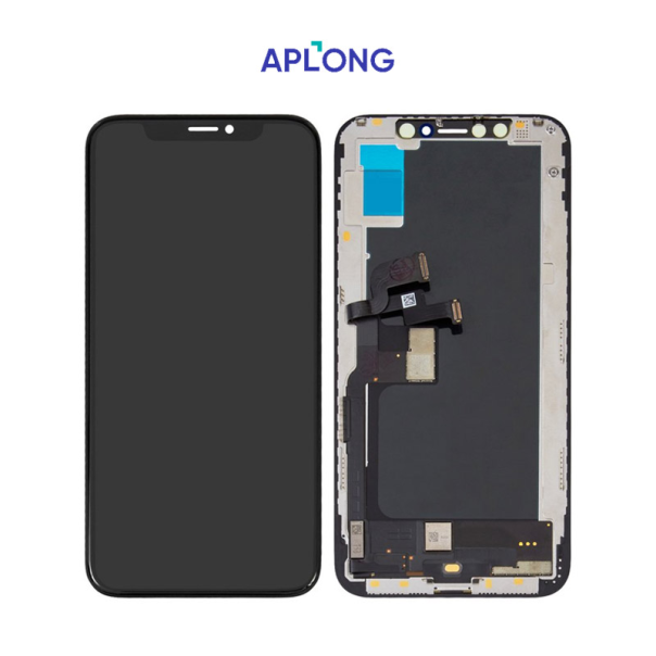 LCD za IPhone XS + touch screen crni APLONG (HARD OLED) - E816
