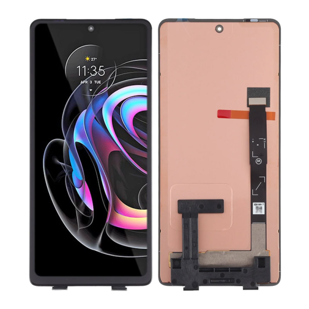 LCD za Motorola Moto Edge 20/ 20 Pro + touch screen crni FULL ORG (CHINA) - E2381
