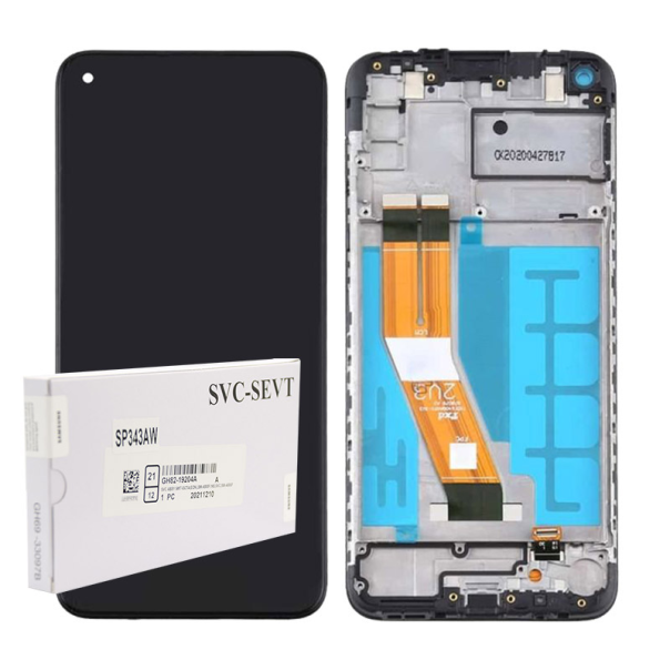 LCD za Samsung A11/ A115F + Touch Screen crni FULL ORG (China) - E319