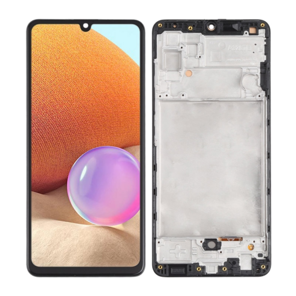 LCD za Samsung A32 4G/ A325F + Touch Screen crni WITH FRAME OLED (ORI SIZE) FULL ORG (China) - E2905