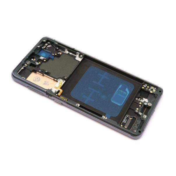 LCD za Samsung G991B Galaxy S21 5G + touchscreen + frame black SOFT OLED - EP3047151