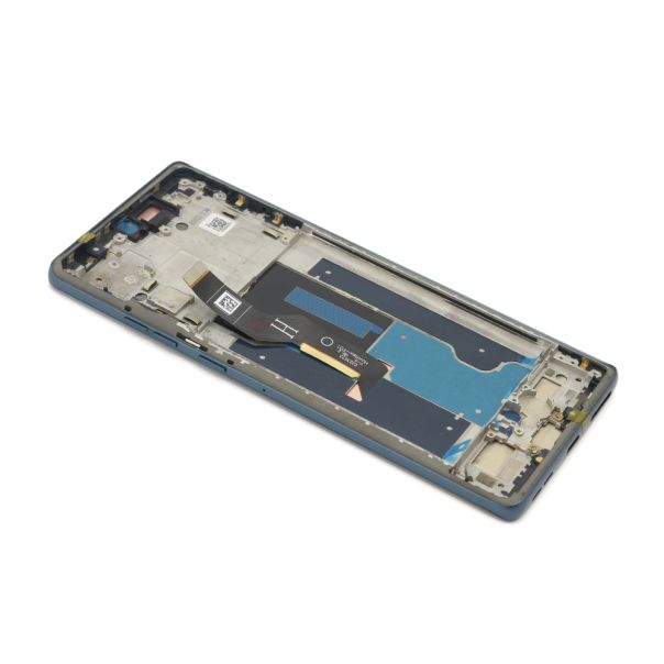 LCD za Motorola Edge 50 Fusion + touchscreen + frame forest blue ORG - EP3110701