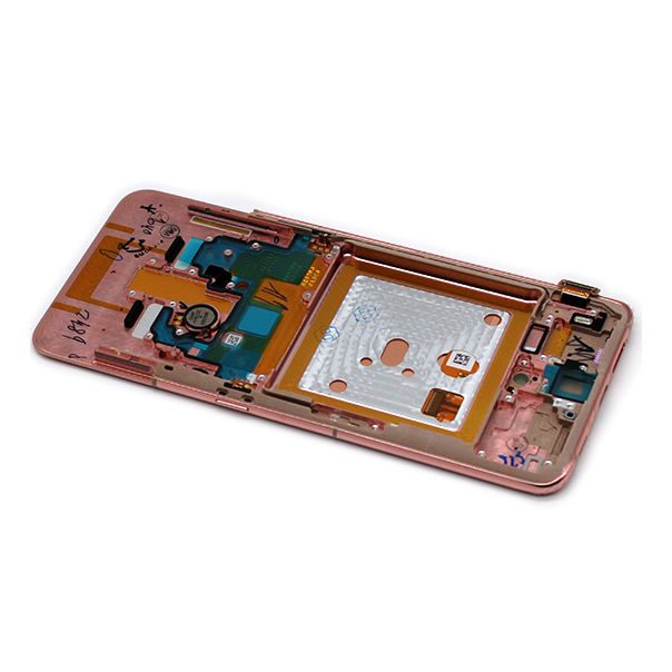 LCD za Samsung A805F Galaxy A80 + touchscreen + frame gold Full ORG EU (GH82-20348C/20390C/20368C) - EP3041353