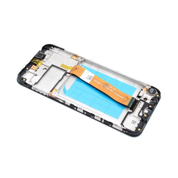 LCD za Samsung A015F Galaxy A01 + touchscreen + frame black Full ORG EU (GH81-18209A) - EP3033516