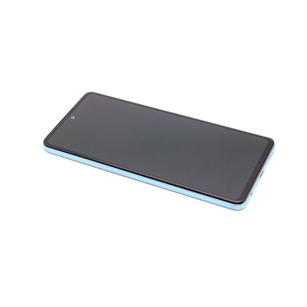 LCD za Samsung A725F/A726B Galaxy A72 4G/5G + touchscreen + frame blue Full ORG EU (GH82-25624B) - EP3033390