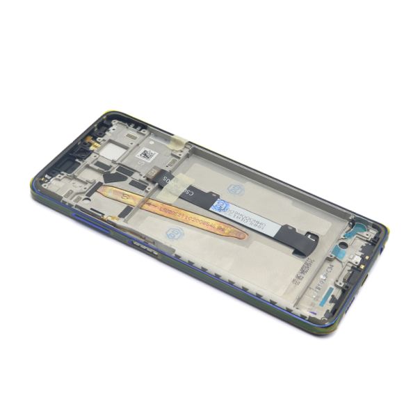 LCD za Xiaomi Poco X3/X3 Pro/X3 NFC + touchscreen + frame blue Full ORG EU (560003J20S00) - EP3032020