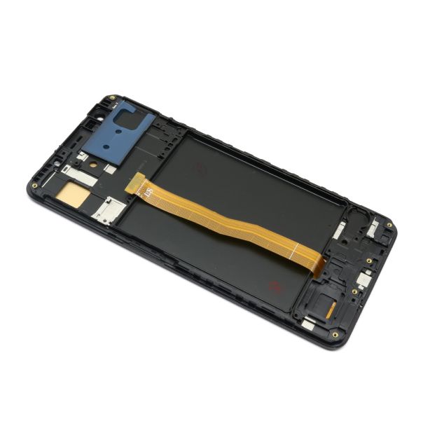 LCD za Samsung A750F Galaxy A7 2018 + touchscreen + frame black OLED - EP3033417