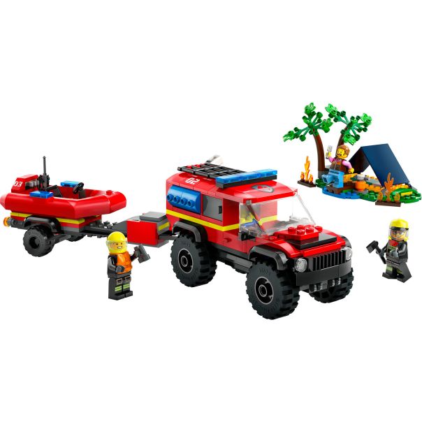 LEGO 60412 Vatrogasni kamion 4x4 s čamcem za spasavanje - LE60412