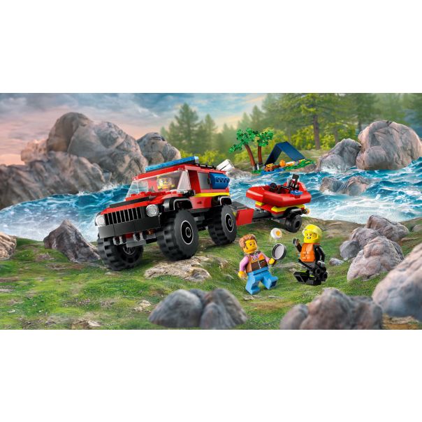 LEGO 60412 Vatrogasni kamion 4x4 s čamcem za spasavanje - LE60412
