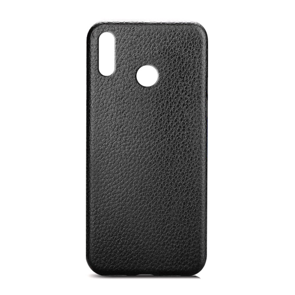 Maska za Huawei Y9 (2019) crna Leather Look - 029959