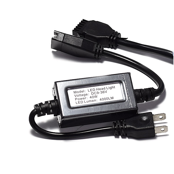 LED Headlight H4 6000K 9-36V 40W 4000 lumena. - 015950