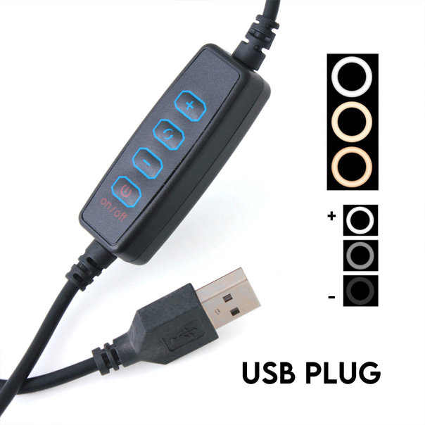 LED lampa 2x holder za mobilni + drzac za mikrofon - 94644