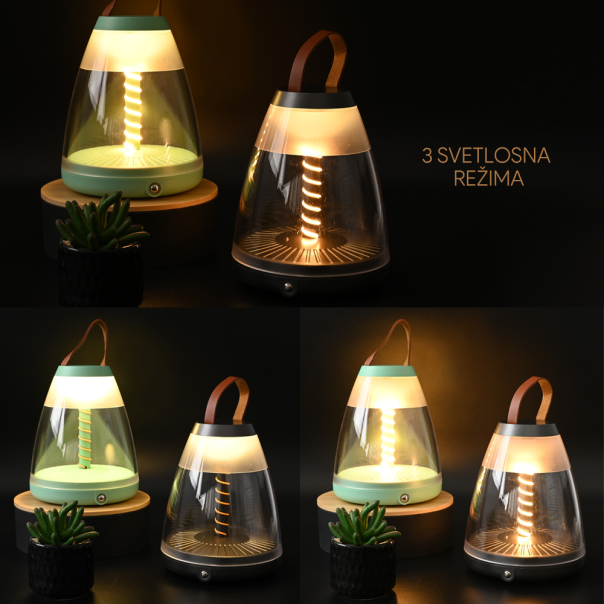 LED Lampa DT001-2 JWD ukrasna siva - 214362