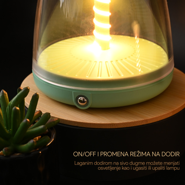 LED Lampa DT001-2 JWD ukrasna siva - 214362