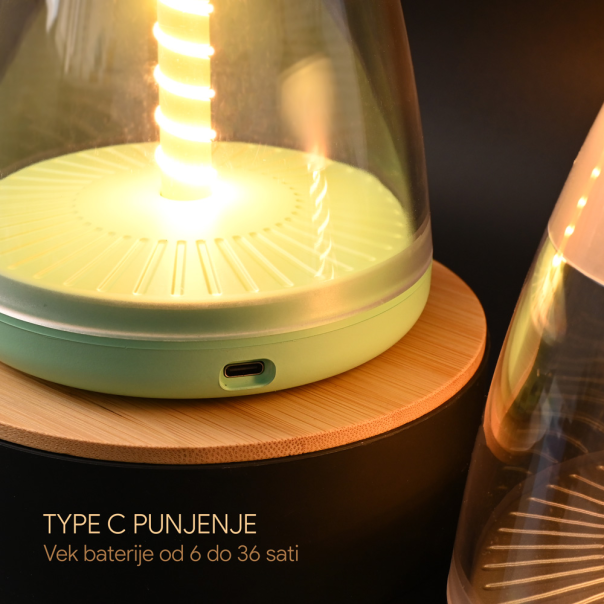 LED Lampa DT001-2 JWD ukrasna siva - 214362