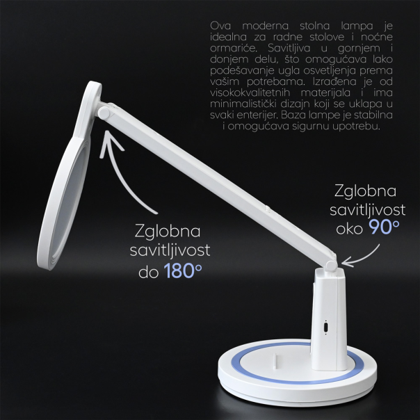 LED Lampa JWD stona bela - 214350