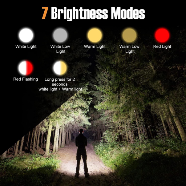 LED lampa privezak, otvarac za flase, univerzalni kljuc sa razbijacem stakla i srafcigerima, crna - 213531