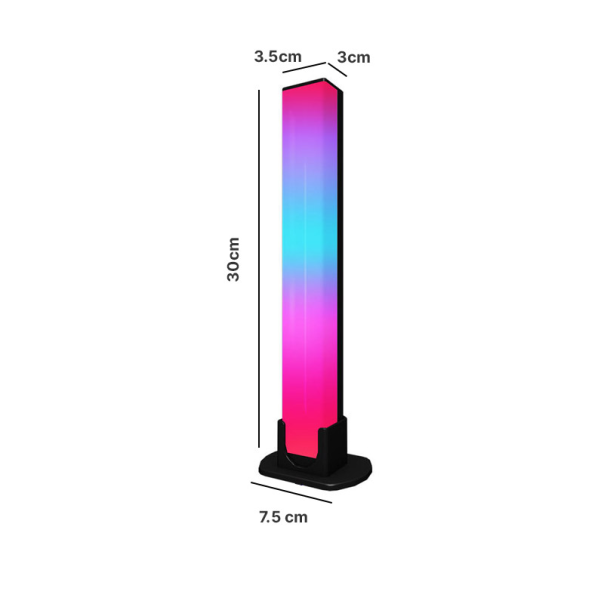LED Lampa RGB sa daljinskim i punjačem -2 komada bela - 604980