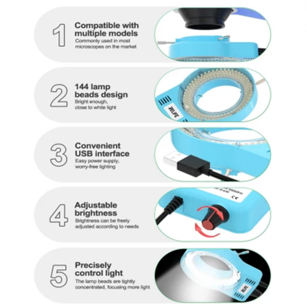 Led lampa za mikroskop RL-033M plava - 617845