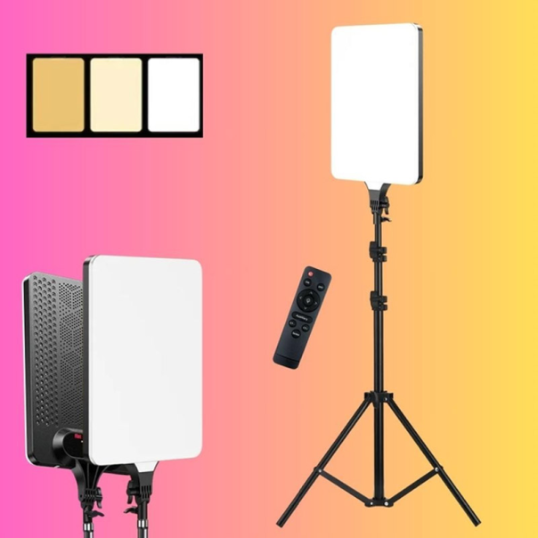 Led panel za fotografisanje sa tripodom (ZGRL 28) crni - 613924