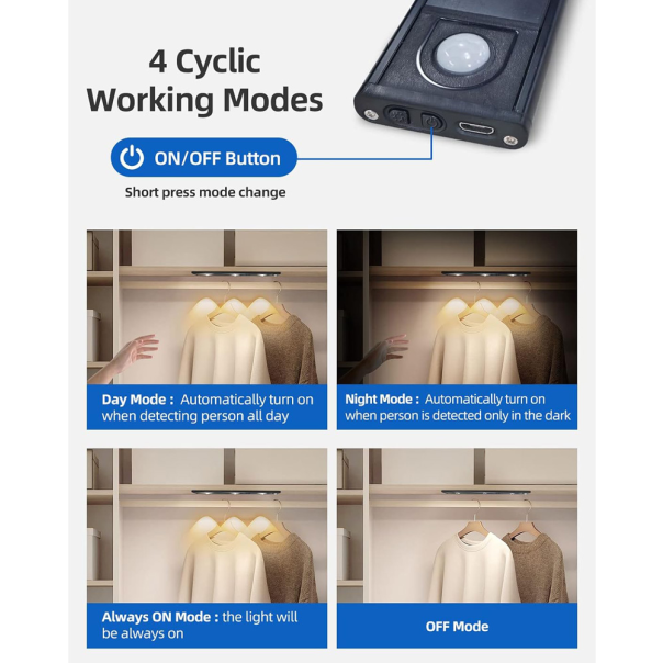 LED svetlo 50cm JWD crno kuciste - 214358