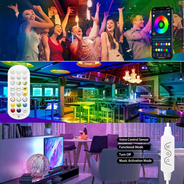 Led traka L14 vodootporna 5m RGB 5050 Smart Wifi - 605682