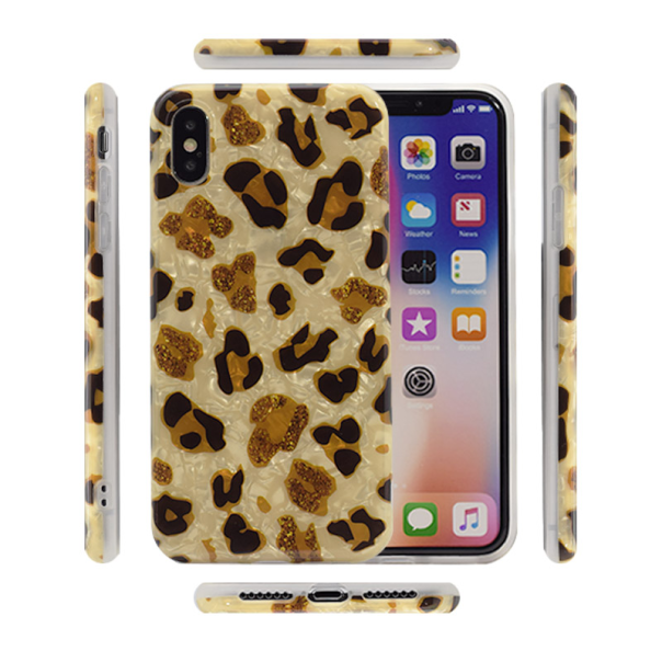 Maska za iPhone X/ XS Leopard shell - 039258