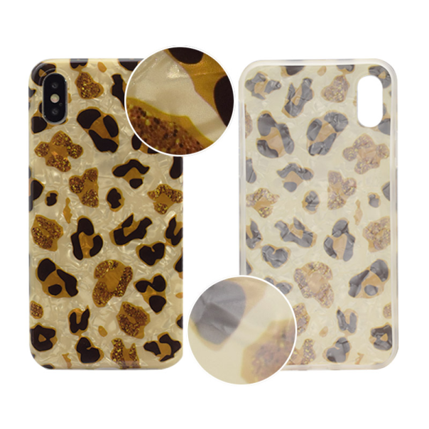 Maska za iPhone X/ XS Leopard shell - 039258