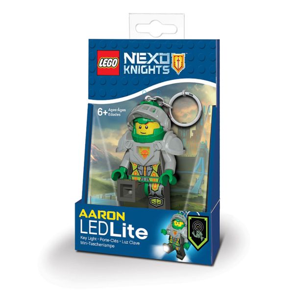 LEGO Nexo vitezovi privezak za ključeve sa svetlom: Aaron - LGL-KE98