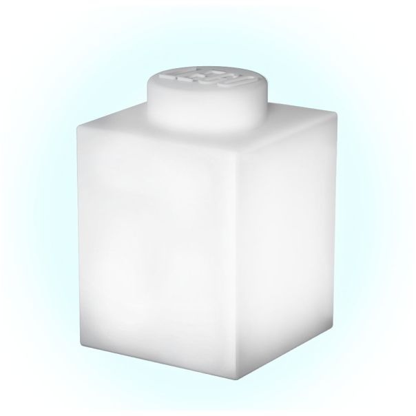 LEGO Classic silikonska noćna lampa: Bela - LGL-LP40