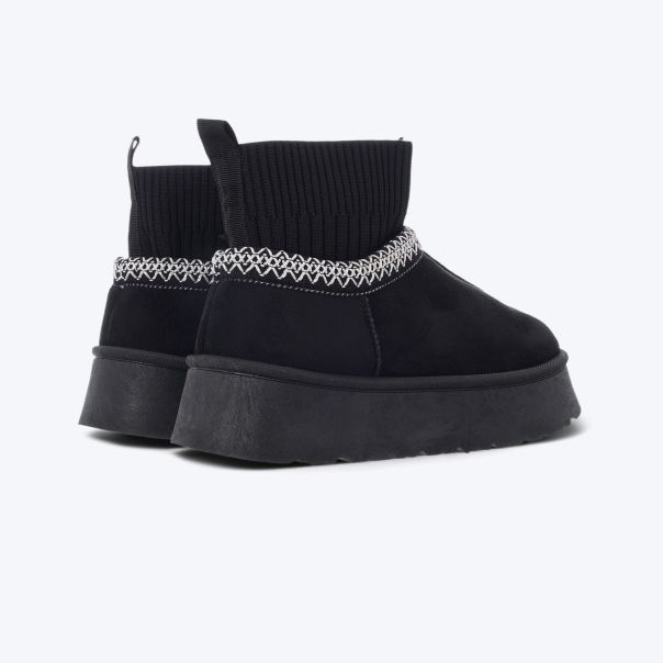OPPOSITE Čizme lh30076-black W - LH30076-BLACK