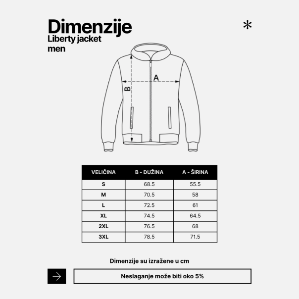 Mafimi Muska jakna - Liberty Jacket Svetlo braon - EP3305130