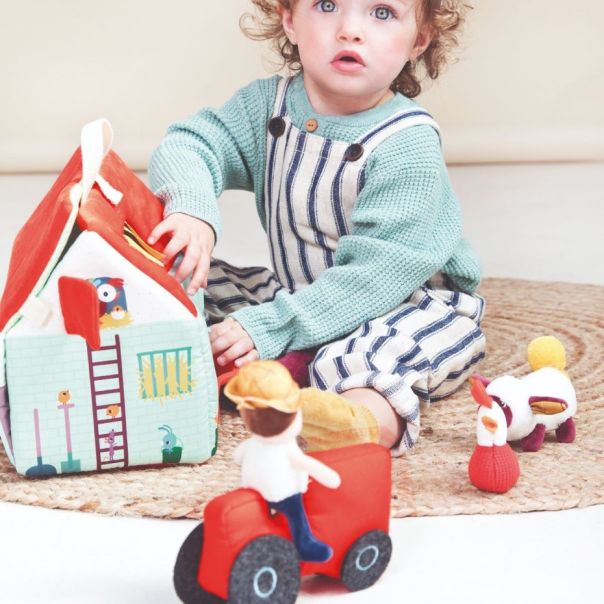 LILLIPUTIENS Plišana kućica sa igračkama Farma - 86791