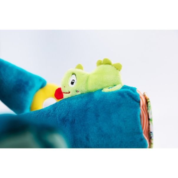 LILLIPUTIENS Plišana igračka sa aktivnostima nosorog Marius - 83055