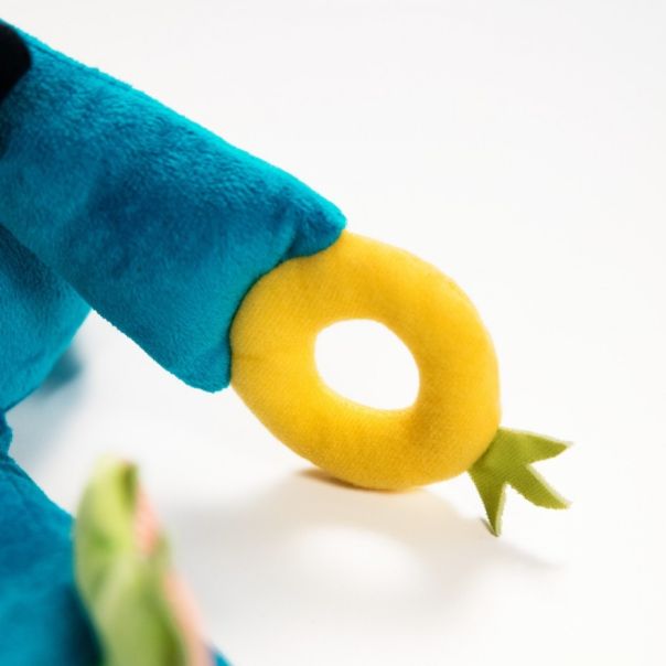 LILLIPUTIENS Plišana igračka sa aktivnostima nosorog Marius - 83055