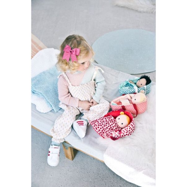 LILLIPUTIENS Plišana lutka beba Agata u nosiljci - 83133
