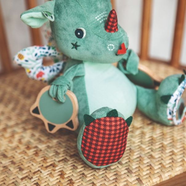 LILLIPUTIENS Plišana igračka sa aktivnostima zmaj Džo - 83299