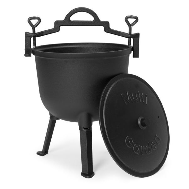 MULTIGARDEN Liveni gvozdeni kotlić 10l, lovački lonac - EP2256325