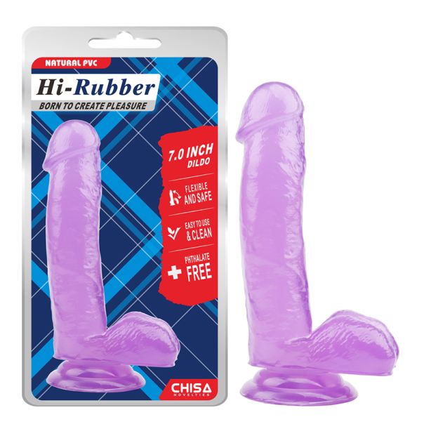Ljubicasti realisticni dildo 18cm - CN-711732161