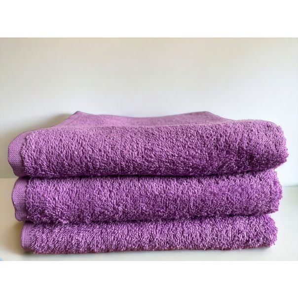 VIKTORIJA Peškir Indy 70x130cm glat 400g/m2 ljubičasti - VLK000663-ljubicasti