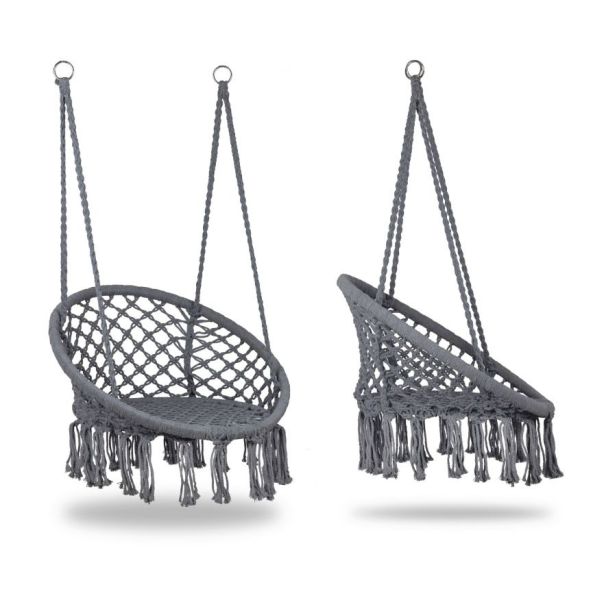 MODERNHOME Viseća ljuljaška za terasu Modern 2, siva - GW-076 GREY