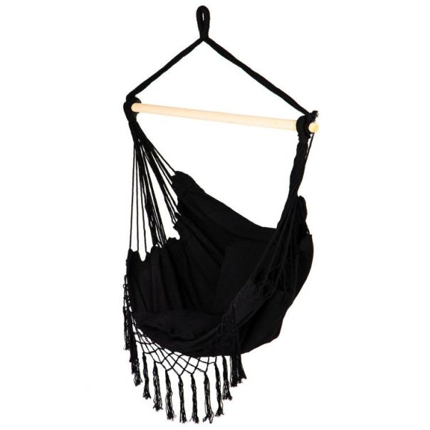 MODERNHOME Viseća stolica Rio, crna - GW-918 BLACK