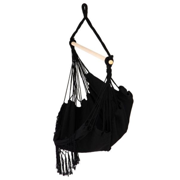 MODERNHOME Viseća stolica Rio, crna - GW-918 BLACK